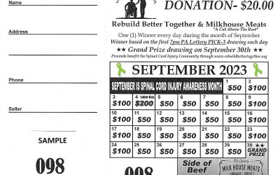 Calendar Raffle Ticket